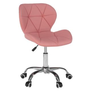 Elegantné kancelárske kreslo ružové (k299512)