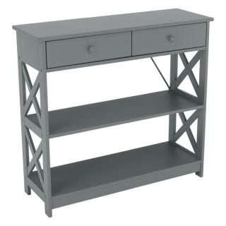 Elegantný konzolový stolík sivej farbe (k281286)