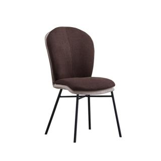 Jedálenská stolička terakota/tmavosivá (k297881)