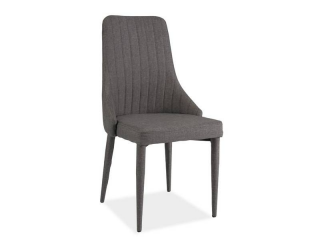 Jedálenská stolička v jednoduchom dizajne sivá (n147499)