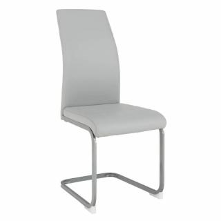 Jedálenská stolička v modernom štýle svetlosivá (k259365)
