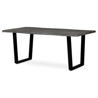 Jedálenský stôl 180 x 100 cm, šedá MDF doska (a-812 šedý)