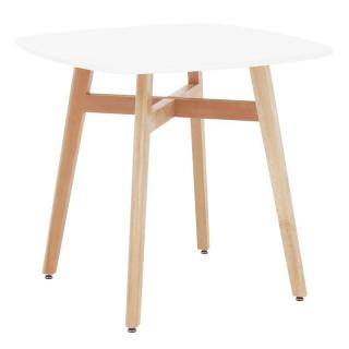 Jedálenský stôl, biela-prírodná (k229166)
