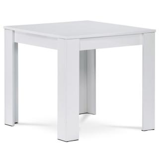 Jedálenský stôl drevený biely, 80x80 (a-B080 biely)