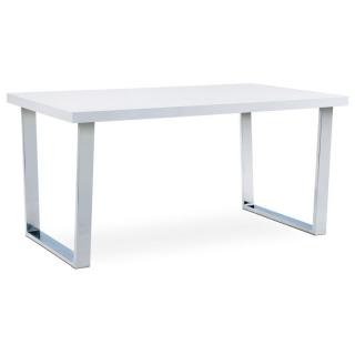 Jedálenský stôl v bielom lesku 150 (a-2088 biely)