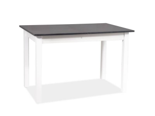 Jedálenský stôl v klasickom dizajne 125, antracyt/biely