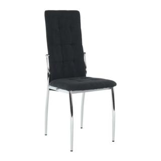 Jedinečná pohodlná stolička v čiernej látke (k206057)