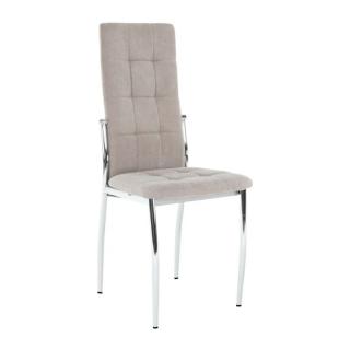 Jedinečná pohodlná stolička v hnedej látke (k206056)