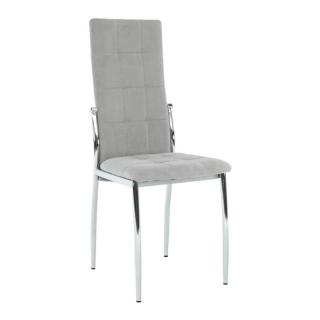 Jedinečná pohodlná stolička v sivej látke (k205610)
