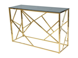Jedinečný konzolový stolík zlatý (n146405)