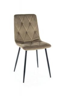 Jednoduchá a štýlová stolička olivová (n303927)