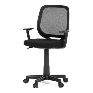 Jednoduchá kancelárska stolička, čierna mesh (a-W022 čierna)