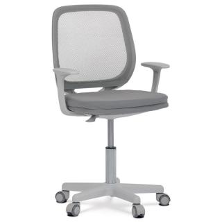 Jednoduchá kancelárska stolička, šedý mesh (a-W022 šedá)