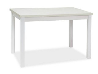Jednoduchý jedálenský stôl 100, biely mat (n171644)