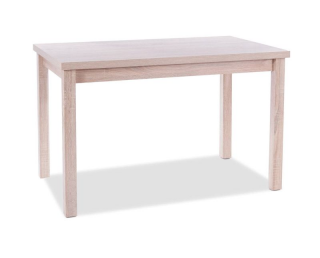 Jednoduchý jedálenský stôl 120, dub sonoma (n171634)