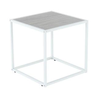 Jednoduchý všestranný príručný stolík, dub-biela (k252553)