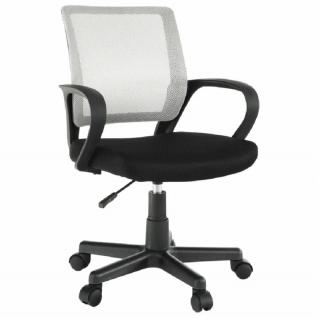 Kancelárska stolička, sivá s priedušnou sieťovinou (k191479)