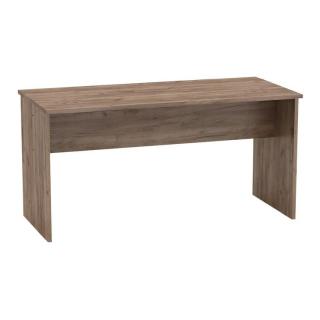 Kancelársky stôl z kvalitnej DTD, 148cm, obojstranný, kraft dunkel