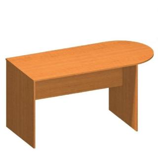 Klasický kancelársky stôl s oblúkom, 150 cm, čerešňa