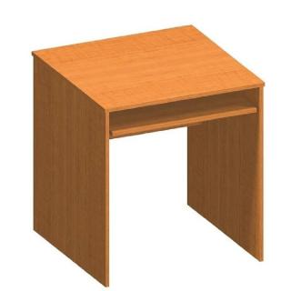 Klasický malý písací stôl s výsuvom, 70 cm, čerešňa