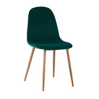 Komfortná stolička smaragdová Velvet látka (k285436)