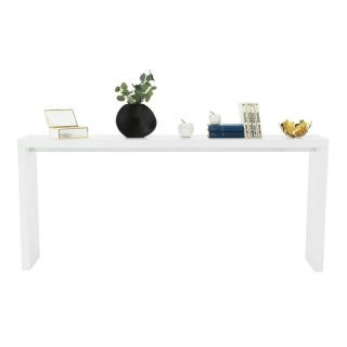 Konzolový stolík biely z laminovanej drevotriesky (k281266)