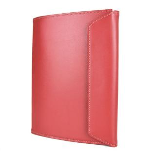Kožený pracovný zápisník A5 v červenej farbe (V8682ČER)