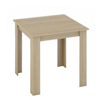 Kvalitný jedálenský stôl, dub sonoma, 80x80 (k149891)