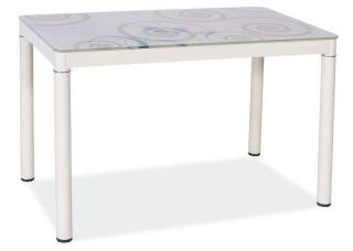 Malý, štýlový jedálenský stôl vo farbe krém (n147163)