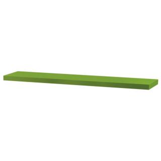Moderná drevená polička v zelenej farbe (apol-002 zelená)