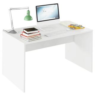 Moderný PC stôl z kvalitnej DTD, biela, 140cm (k260724)