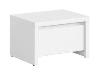 Nočný stolík s jednou zásuvkou, biela (n154212)