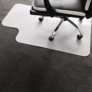 Ochranná podložka pod stoličku, mliečna, 90x120 cm, 1,8 mm, TYP 9