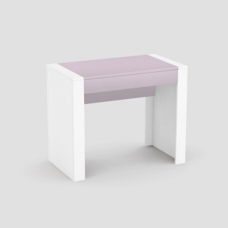 PC stôl svetloružová doska, 1x zásuvka - 10 farebných prevedení