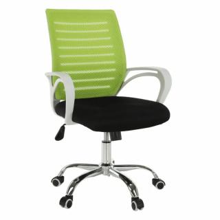 Pohodlné kancelárske kreslo zeleno-čierne (k255070)