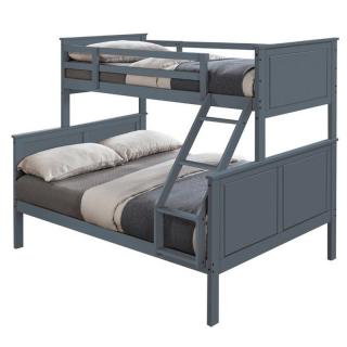 Poschodová rozložiteľná posteľ, sivá (k254514)