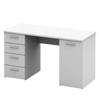 Praktický písací stôl vo farbe biela (k94884)