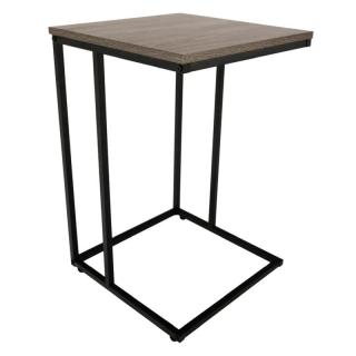 Príručný stolík v elegantných farbách dub/čierna (k191800)