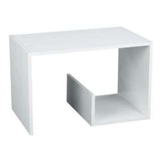 Príručný stolík z MDF laminovanej v bielej farbe (k235874)