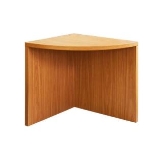 Rohový stôl oblúkový vo farbe čerešňa americká (k9016525)