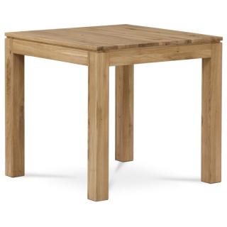 Stôl jedálenský 80x80, masív dub, povrchová úprava olejom