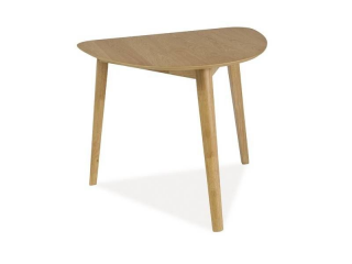 Stôl s vkusným dizajnom a ergonomickým tvarom, dub (n148126)