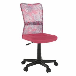 Študentská otočná stolička ružová (k254578)