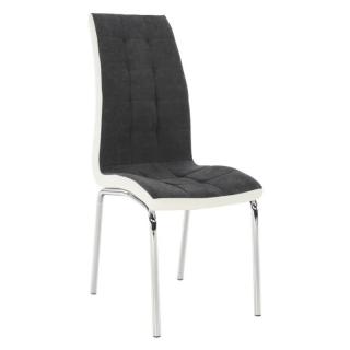 Štýlová jedálenská stolička, farba tmavosivá (k203810)