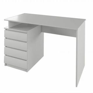 Štýlový počítačový stôl v bielej farbe (k281070)