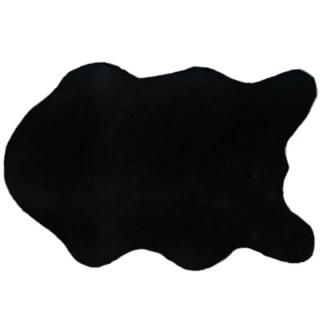 Umelá kožušina, čierna, 60x90, TYP 1 (k201434)