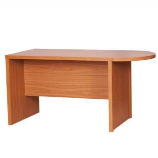 Zasadací stôl s oblúkom vo farbe čerešňa americká, 150cm