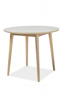 Zaujímavý stôl vo farbe dub medový (n147329)