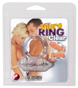 Krúžok na penis YOU2TOYS VIBRO RING CLEAR