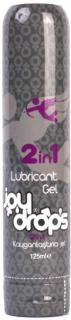 Lubrikačný a masážny gél JOYDROPS 2 in 1 Sensual Massage Lubricant Gel 125ml